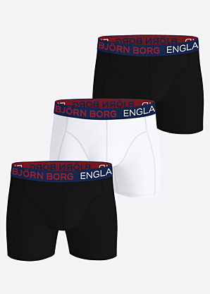 Боксеры cotton stretch England 3 pack Björn Borg