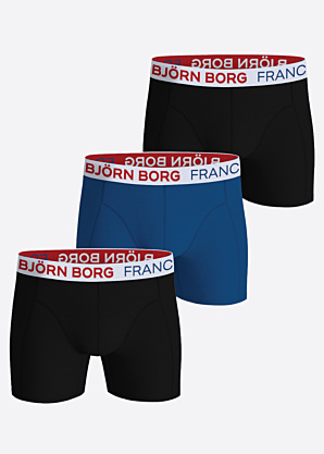 Боксеры cotton stretch France 3pack Björn Borg
