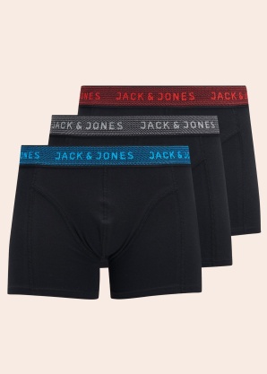 Боксеры 3 пары Waistband в коробке Jack & Jones