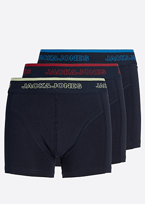 Jack & Jones bokseršorti Adrian Solid 3 Pack