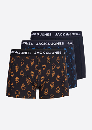 Jack & Jones bokseršorti Dale Smiley 3 Pack kastītē