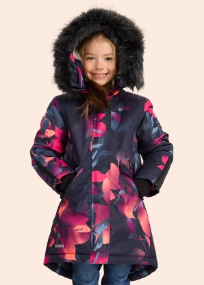 Зимняя парка Vivian Huppa, Фиолетовый, Темно синий, Цветной