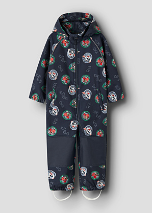 Весенне-осенний комбинезон Alfa08 Paw Softshell Name It Mini Outerwear