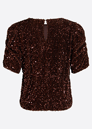 Блуза Believe O-Neck Puff Sequins Vila