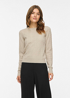 Vila adījums Kerry O-Neck Cable