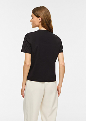 Vila RT T-krekls Orda O-Neck Flounce