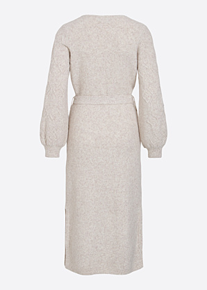 Vila trikotāžas kleita Cleo V-Neck Cable