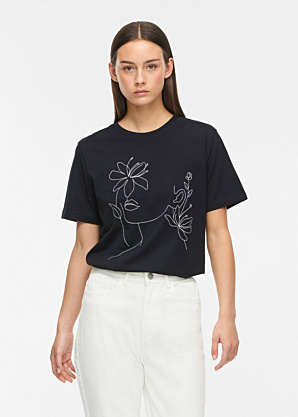 Vila T-krekls Sybil O-Neck Artistic