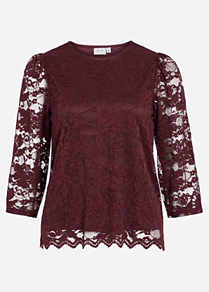Блуза Cenza O-Neck 3/4 Vila