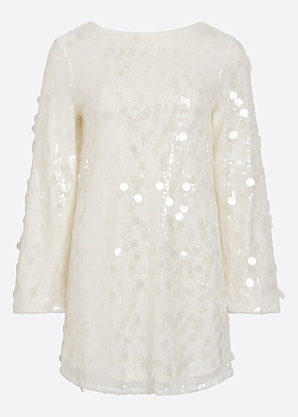 Vila svētku kleita Chole Boatneck Short