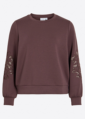 Vila džemperis Siffa Lace O-Neck