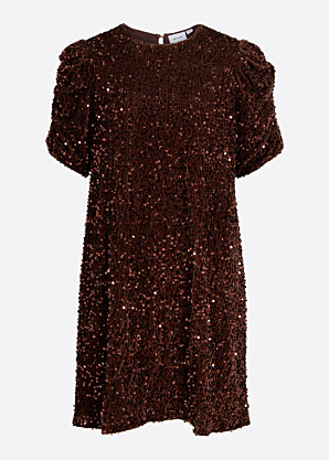 Праздничное платье Vibelieve O-Neck Puff Short Dress/Ka Vila