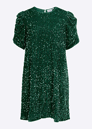 Праздничное платье Vibelieve O-Neck Puff Short Dress/Ka Vila