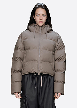 Rains stepeta ziemas jaka Alta A-Line Puffer W3T3