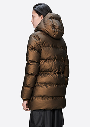 Rains stepeta ziemas jaka Alta Long Puffer String W3T4