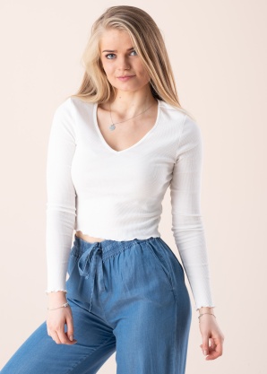 Only blūze ar garām piedurknēm Oda