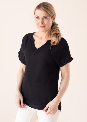 Vero Moda blūze ar īsām piedurknēm Agathe