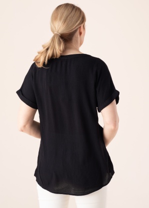 Vero Moda blūze ar īsām piedurknēm Agathe