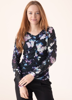 Selected blūze ar garām piedurknēm Julietta