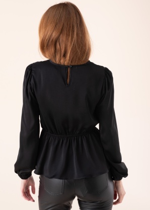 Only blūze ar garām piedurknēm Saga