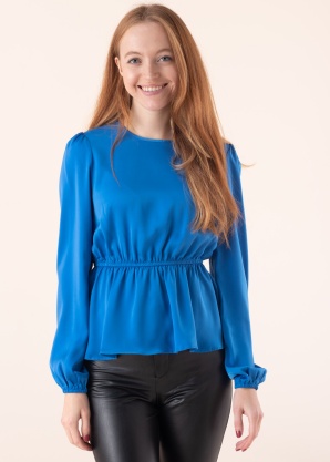 Only blūze ar garām piedurknēm Saga