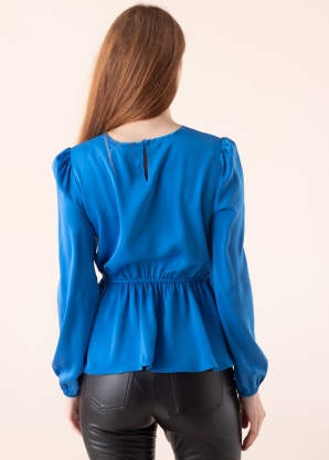 Only blūze ar garām piedurknēm Saga