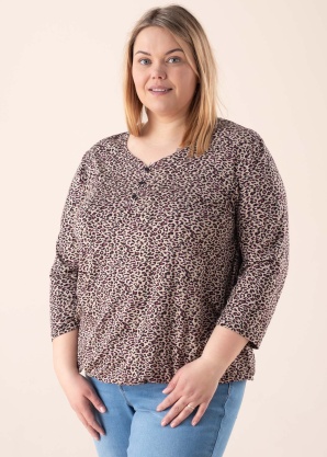 Ciso blūze ar garām piedurknēm