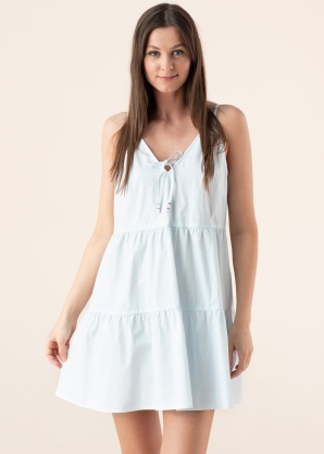 Платье Poplin Tiered Tommy Jeans