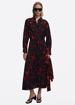 Desigual kleita Camisero Plisado