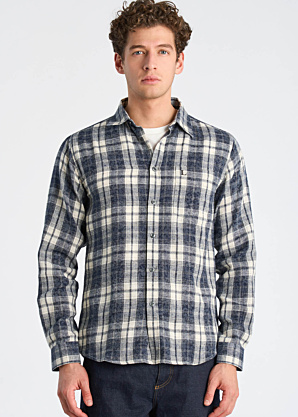 Рубашка Overdyed Checked Lindbergh