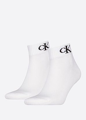 Calvin Klein zeķes Quarter Monogram 2 pāri