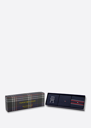 Носки Monogram Stripe 3 Pack в подарочной коробке Tommy Hilfiger