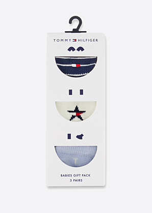 Tommy Hilfiger zeķes Stars & Stripe 3 Pack dāvanu kastītē