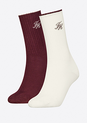Носки Monogram Lurex 2 Pack Tommy Hilfiger