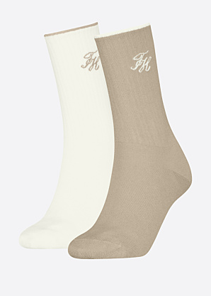 Носки Monogram Lurex 2 Pack Tommy Hilfiger
