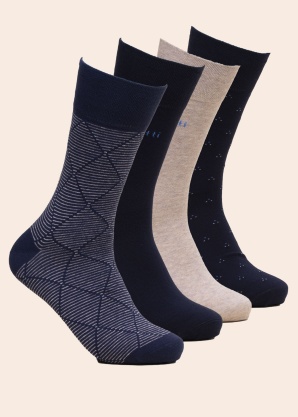 Bugatti zeķes 4 pāri dāvanu kastītē