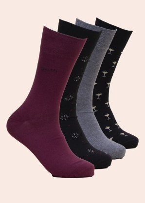 Bugatti zeķes 4 pāri dāvanu kastītē