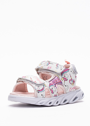 Happy Bee sandales ar gaismiņām