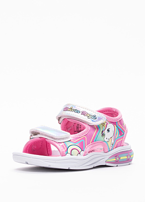 Leomil sandales ar gaismiņām Unicorn