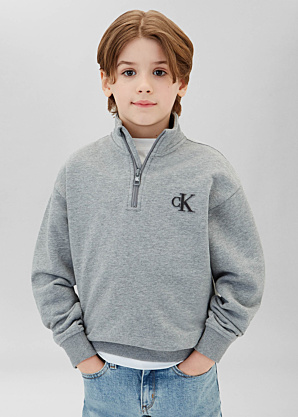 Calvin Klein sporta jaka Terry Monogram Flock