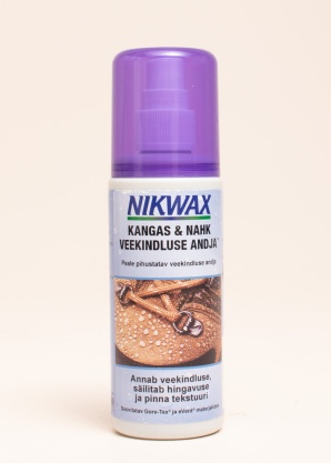 Nikwax ūdensnecaurlaidību piešķirošs līdzeklis audumam un ādas izstrādājumiem