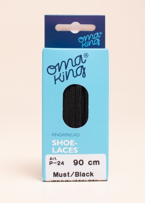 Oma King kurpju auklas melnas 90 CM