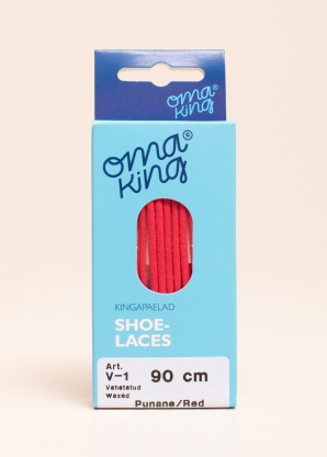 Oma King kurpju auklas vaskotas sarkans 90cm