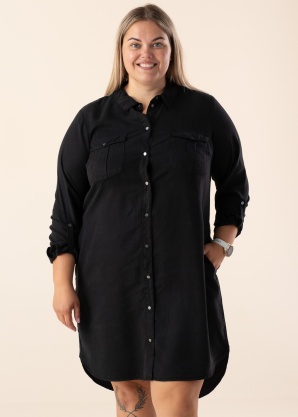 Vero Moda Curve džinsa kleita Sigga Ls Short Dress Mix Ga Cur