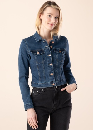 Vero Moda Īsā jaka Luna Ls Slim Dnm Jacket Mix Ga