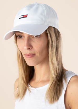 Tommy Jeans cepure ar nagu Flag