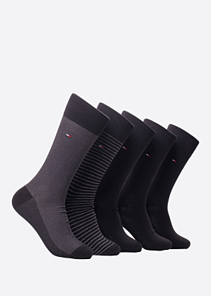 Носки Stripe 5 Pack в подарочной коробке Tommy Hilfiger