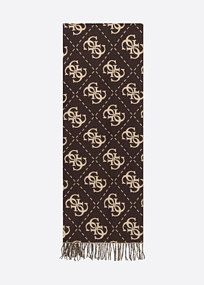 Зимний шарф Boston Jacquard Guess
