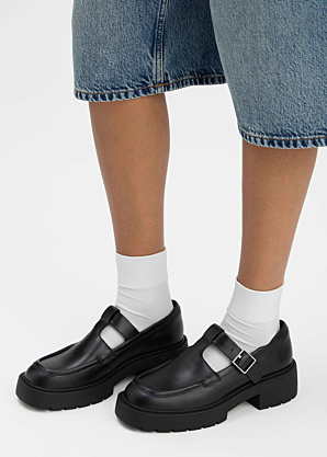 Calvin Klein loferi Chunky Loafer Tbar Pol Lth