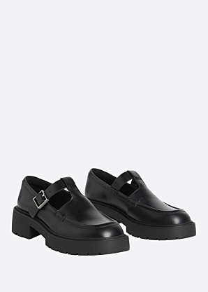Calvin Klein loferi Chunky Loafer Tbar Pol Lth